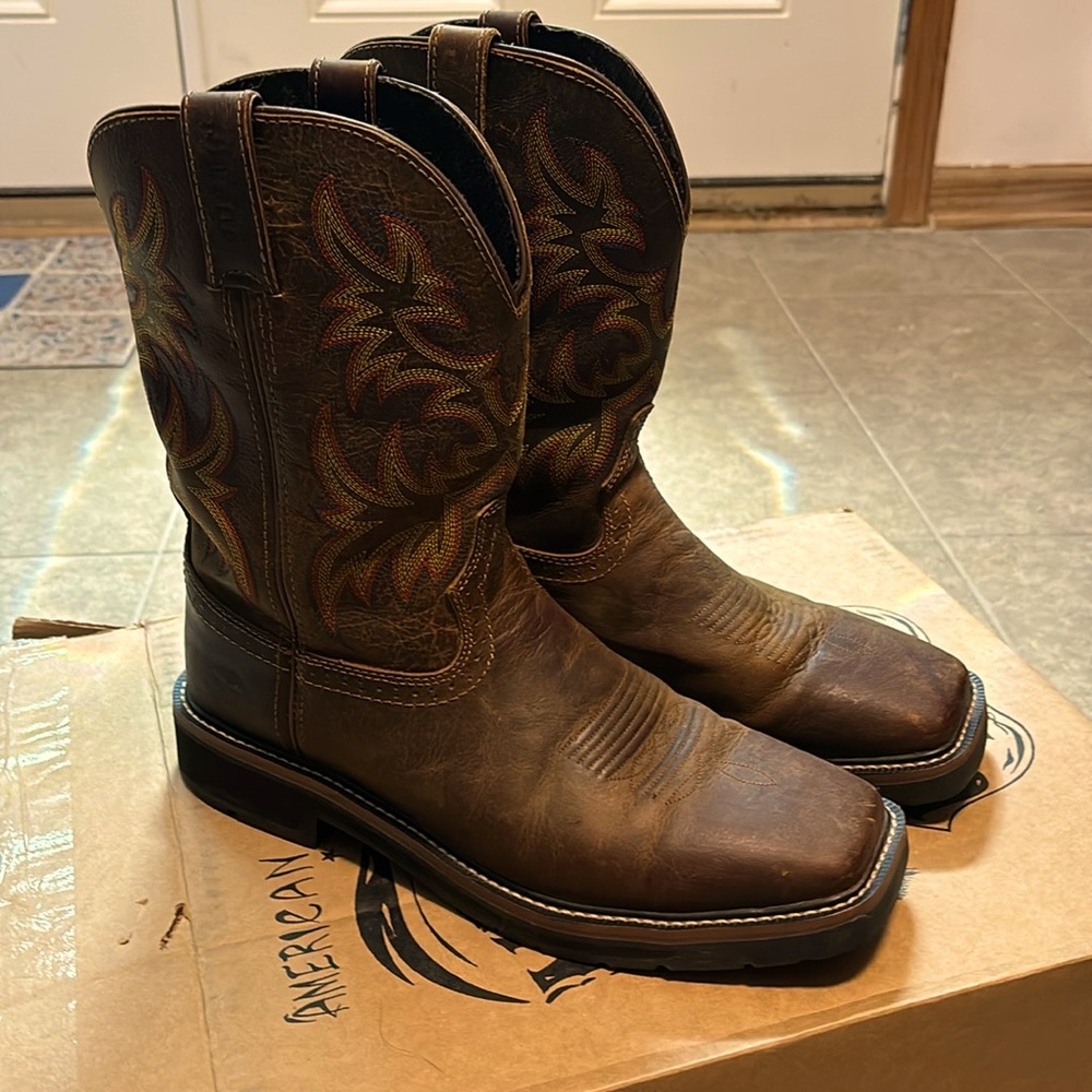 Justin Original Workboot western boot size 10 1/2 D